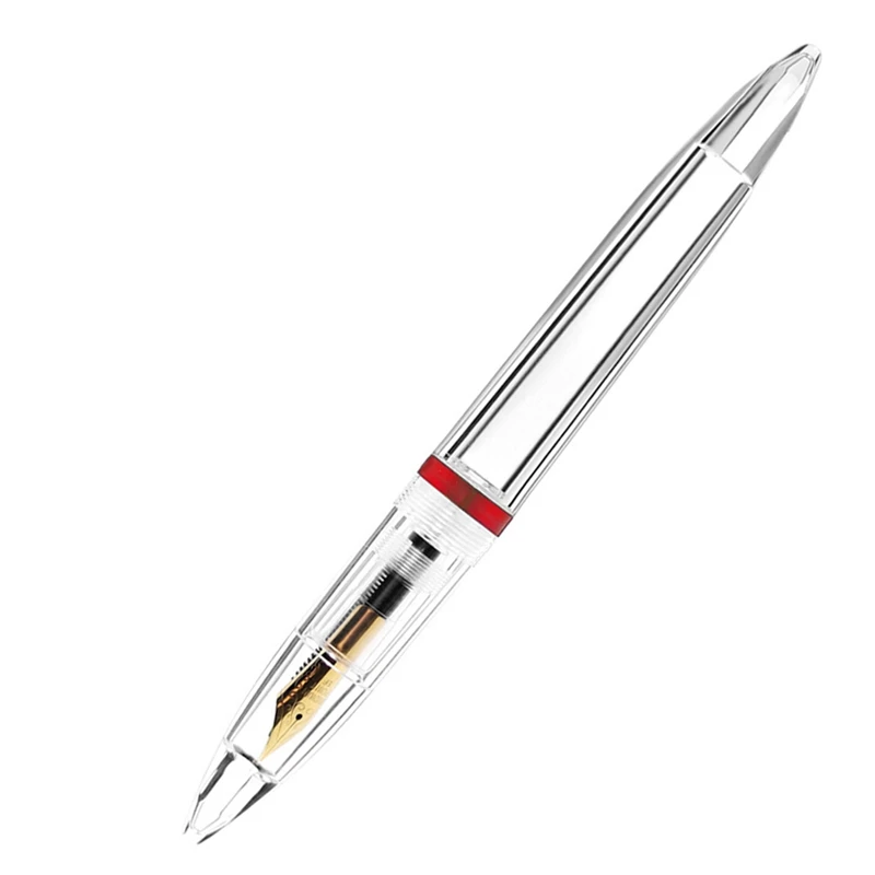 0.5 Mm Nib dolma kalem Damlalıklı Yüksek Kapasiteli Şeffaf Kalemler Ofis Okul Malzemeleri Öğrenci Yazma Hediyeler Kırtasiye