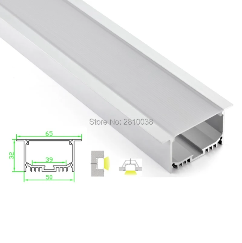 10X1 M Setleri / Lot T tipi Anodize gümüş led ışık çubuğu konut ve duvar veya tavan aydınlatması için Ekstrüde Alüminyum led profil