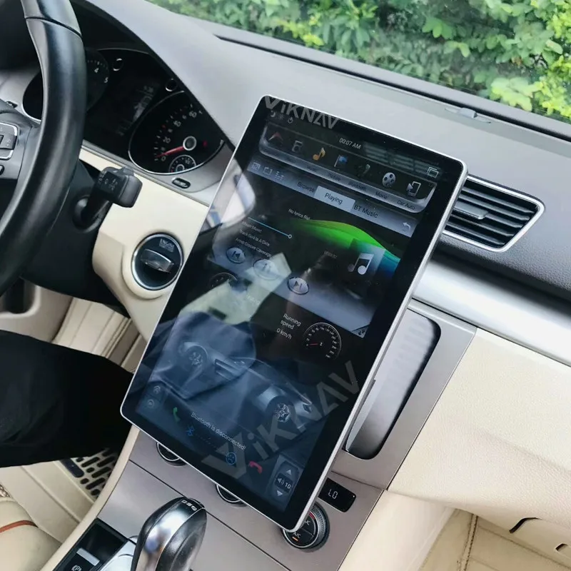 12.8 inç Evrensel Android Tesla Tarzı Rotasyon IPS Ekran Araba multimedya Radyo GPS Oynatıcı Araba Stereo kafa ünitesi Autoradio 2din
