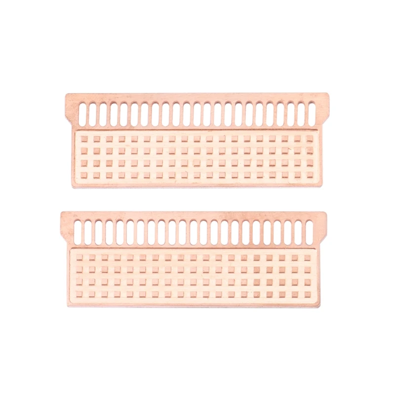 2 Adet bakır dizüstü bellek ısı emici bakır soğutucu dizüstü RAM DDR1 DDR2 DDR3 DDR4
