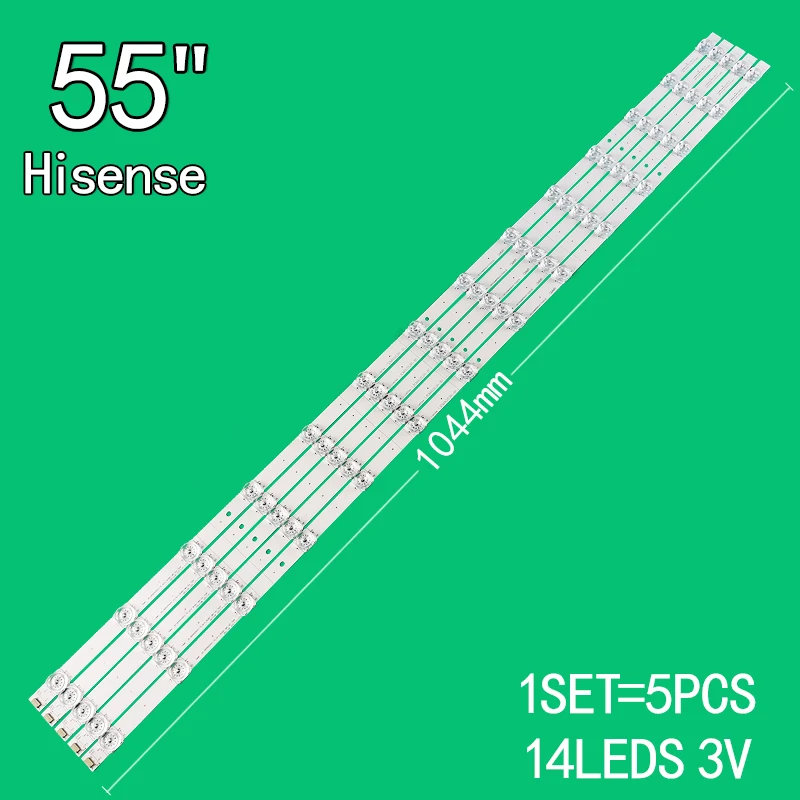 3v 1044mm Hisense 55 inç LCD TV Hisense_55_HD550S3U51_TA-5x14_3030C-d6t-2d1_7s2p HE55GMMR96U01750003E H55A6500UK H55AE6400