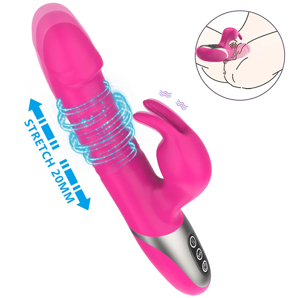 7 Hız G pot Kadın Vibratör Güçlü Yapay Penis Tavşan Vibratörler Kadınlar için Klitoris stimülasyon Masaj Masturbators Yetişkin seks oyuncakları
