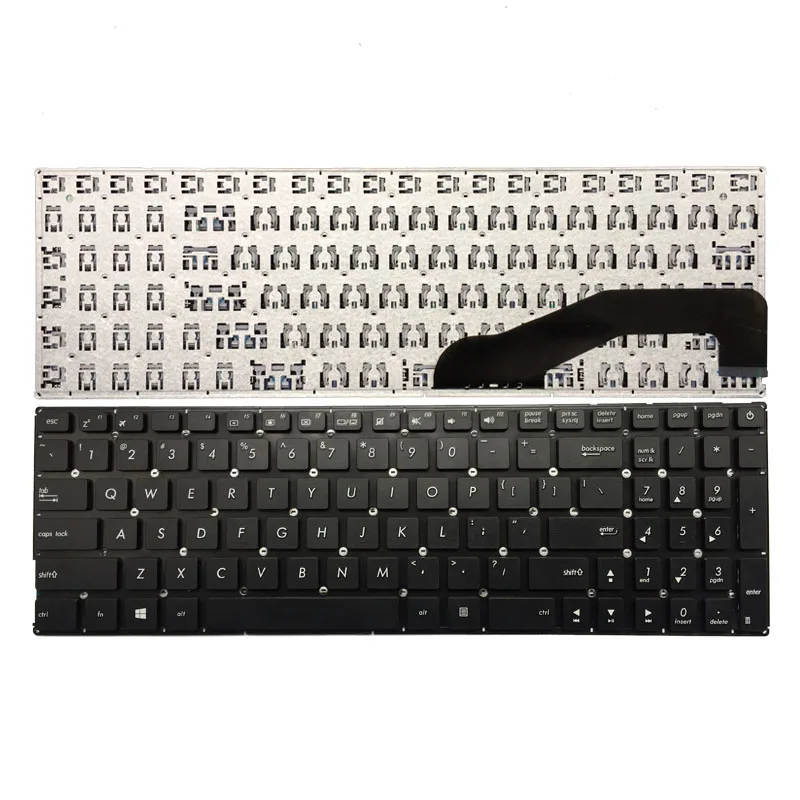 ABD dizüstü Klavye için ASUS X540 X540L X540LA X544 X540CA A540L K540L A540 K540 A540U İngilizce siyah