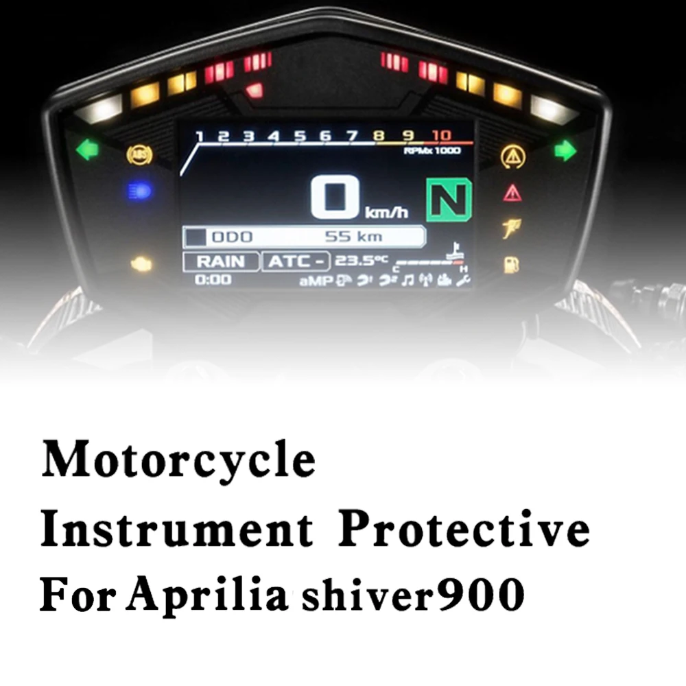 Aprilia Shiver 900 RSV4 RR RF motosiklet kilometre saati Küme Çizilmeye Karşı Koruma Filmi Moto Parçaları Ekran Koruyucu