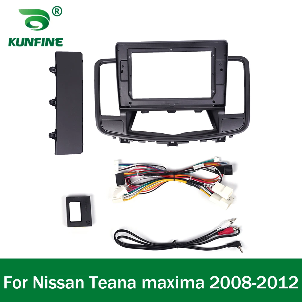 Araba GPS Navigasyon Stereo Nissan Teana maxima 2008-2013 İçin Radyo Fascias Paneli Çerçeve Fit 2din 10 inç Dash ana ünite ekran
