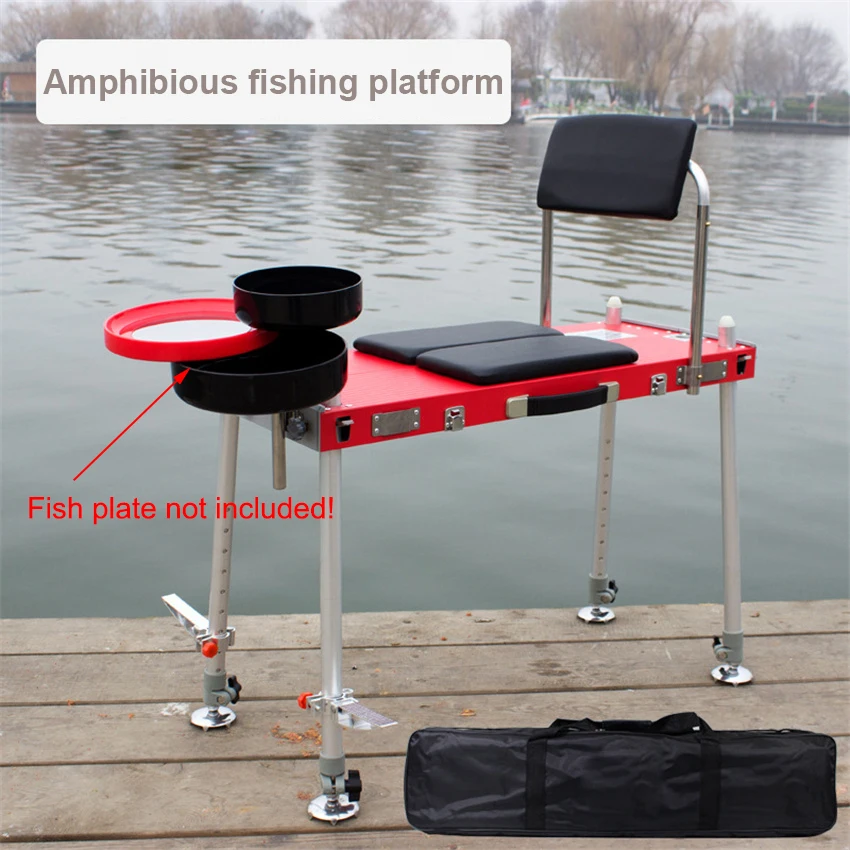 Balıkçılık Masa Balıkçılık Sandalye Alüminyum Alaşımlı Çelik Hafif Ve Kullanışlı Katlanabilir Çok Fonksiyonlu 300kg Yük taşıyan