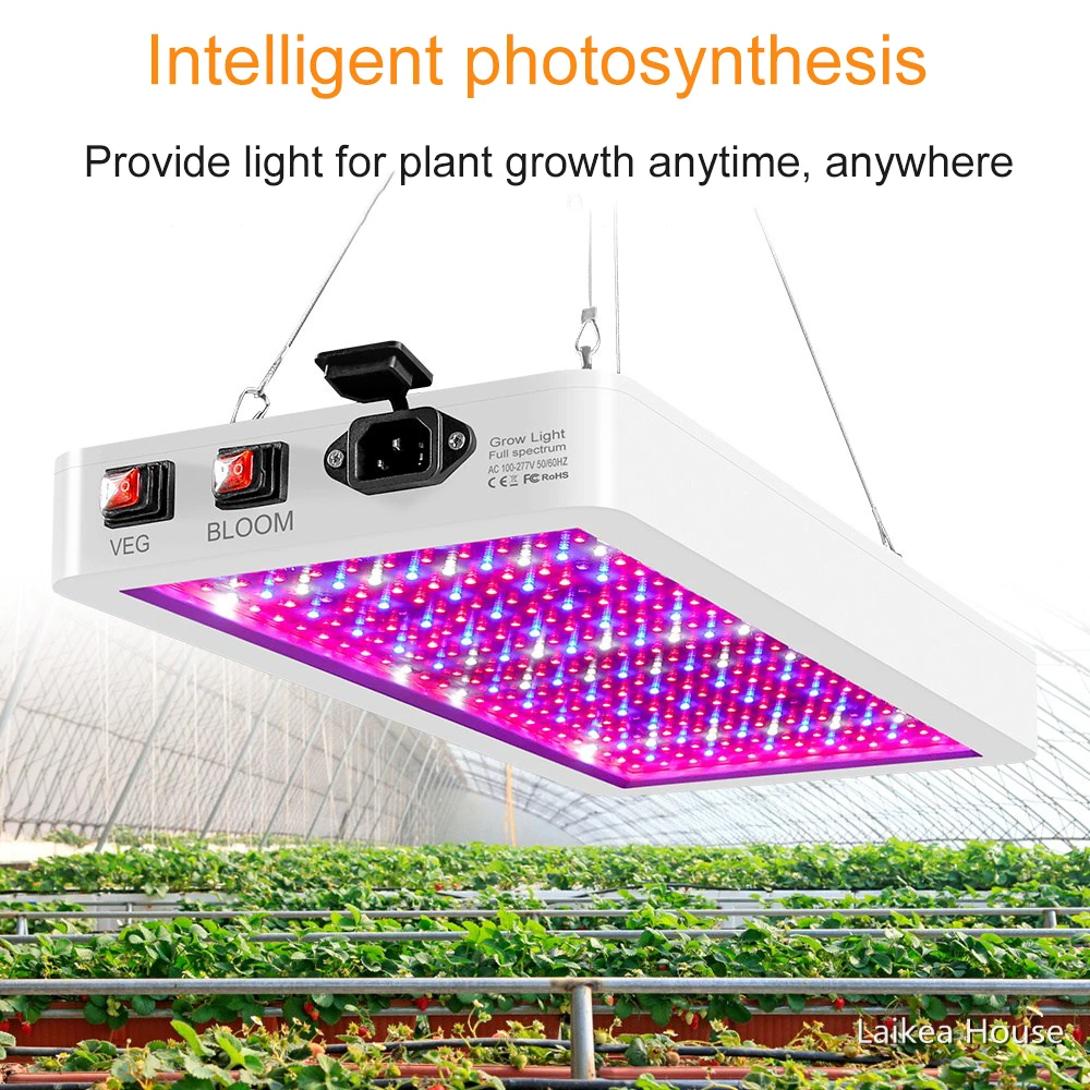 Bitki lamba LED kuantum kurulu tam spektrum bitki büyüme lambası su geçirmez saksı bitki kapalı dikim ışık takviyesi lambası