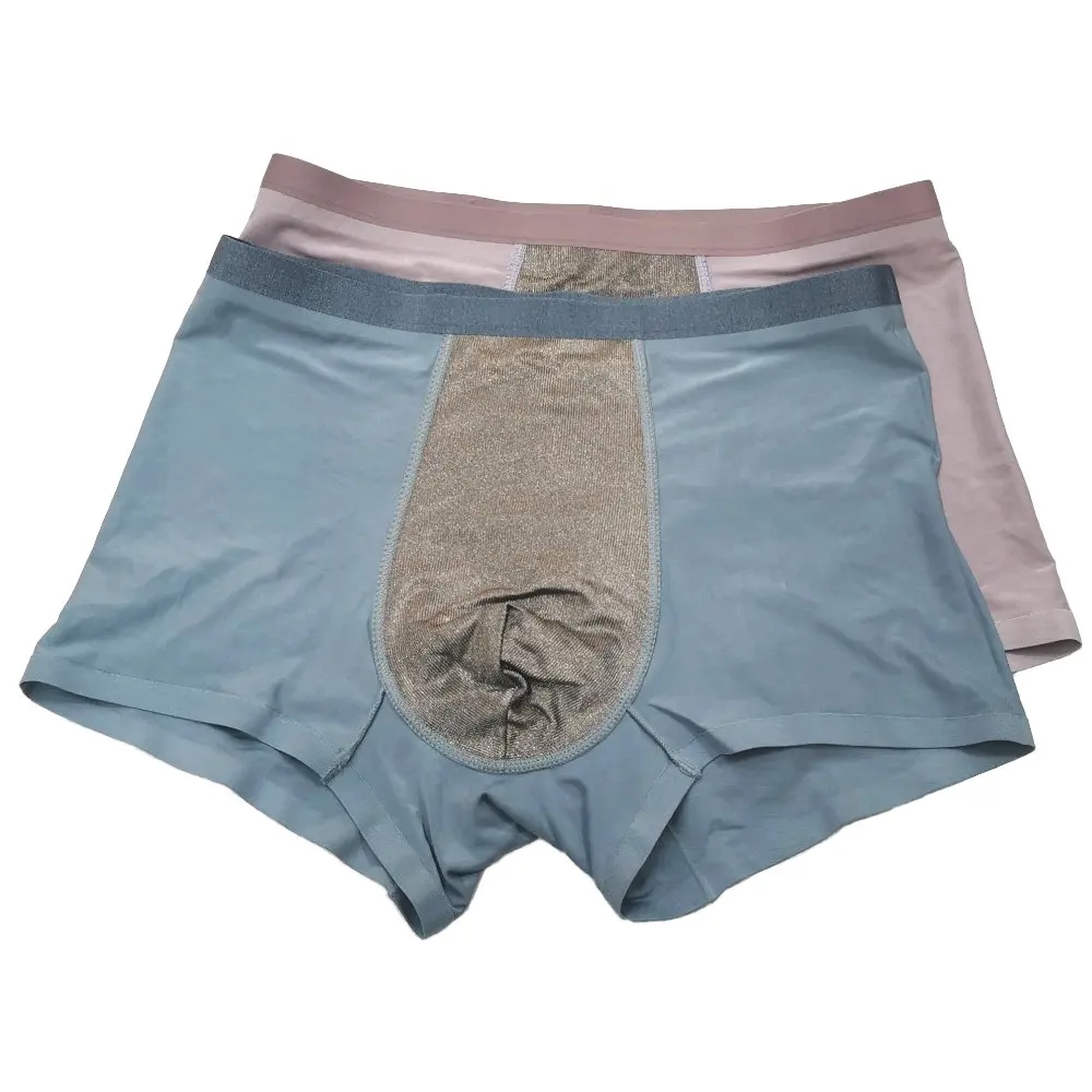 EMF Koruyucu Anti-Radyasyon Gümüş Elyaf İç Çamaşırı Şort Pantolon Boxer Külot