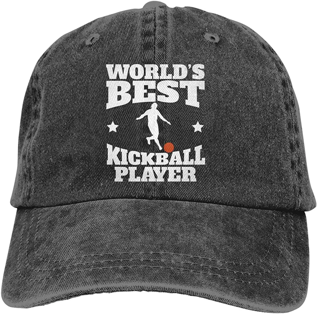 En iyi Kickball Oyuncu Şapka Erkekler Kadınlar için Ayarlanabilir Baba kamyon şoförü şapkaları klasik beyzbol şapkası