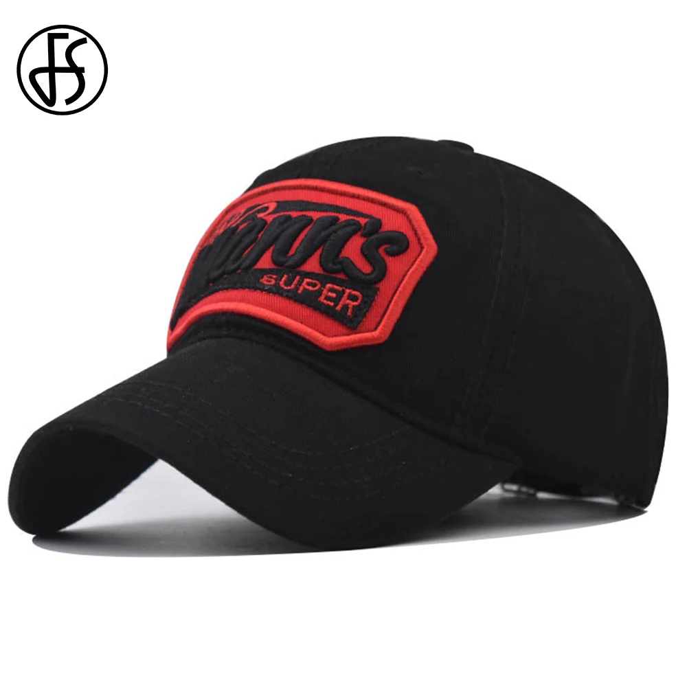 FS Yaz Vintage Erkekler Şapka Streetwear Mektup Nakış beyzbol şapkaları Kadınlar İçin Siyah Sarı kamyon şoförü şapkası Gorras Para Mujer 2022
