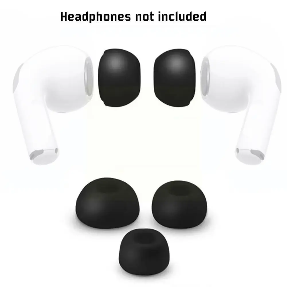 Gürültü İzole Bellek Köpük Kulak İpuçları Airpods için Pro Yedek kulaklık kılıfı Koruyucu Kulaklık Kulak Tıkacı Apple Airpods İçin F6C5