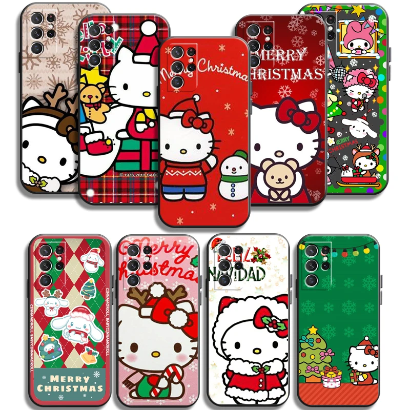 Hello Kitty Noel Telefon Kılıfları Samsung Galaxy A22 4G A31 A72 A52 A71 A51 5G A42 5G A20 A21 A22 4G A22 5G A20 A32 5G A11