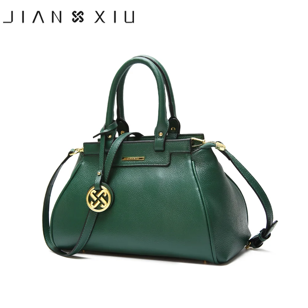 JIANXIU Marka Lüks Çanta Hakiki Deri Çanta Kadın omuz çantaları Tasarımcı Çanta 3 Renk Püskül Tote Büyük postacı çantası