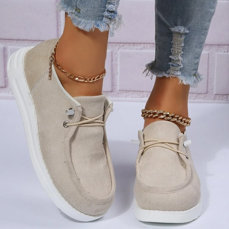 Kadın Flats Ayakkabı Rahat Loafer'lar Moda Ayakkabı 2022 Yeni Stil Kadın Rahat Açık Yürüyüş Ayakkabı Kadın Ayakkabı