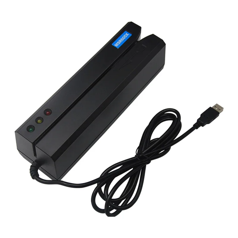 Kaliteli MSR605X manyetik şeritli kart okuyucu Yazar USB HiCo Loco Tüm 3 Parça DHL tarafından Hızlı Teslimat