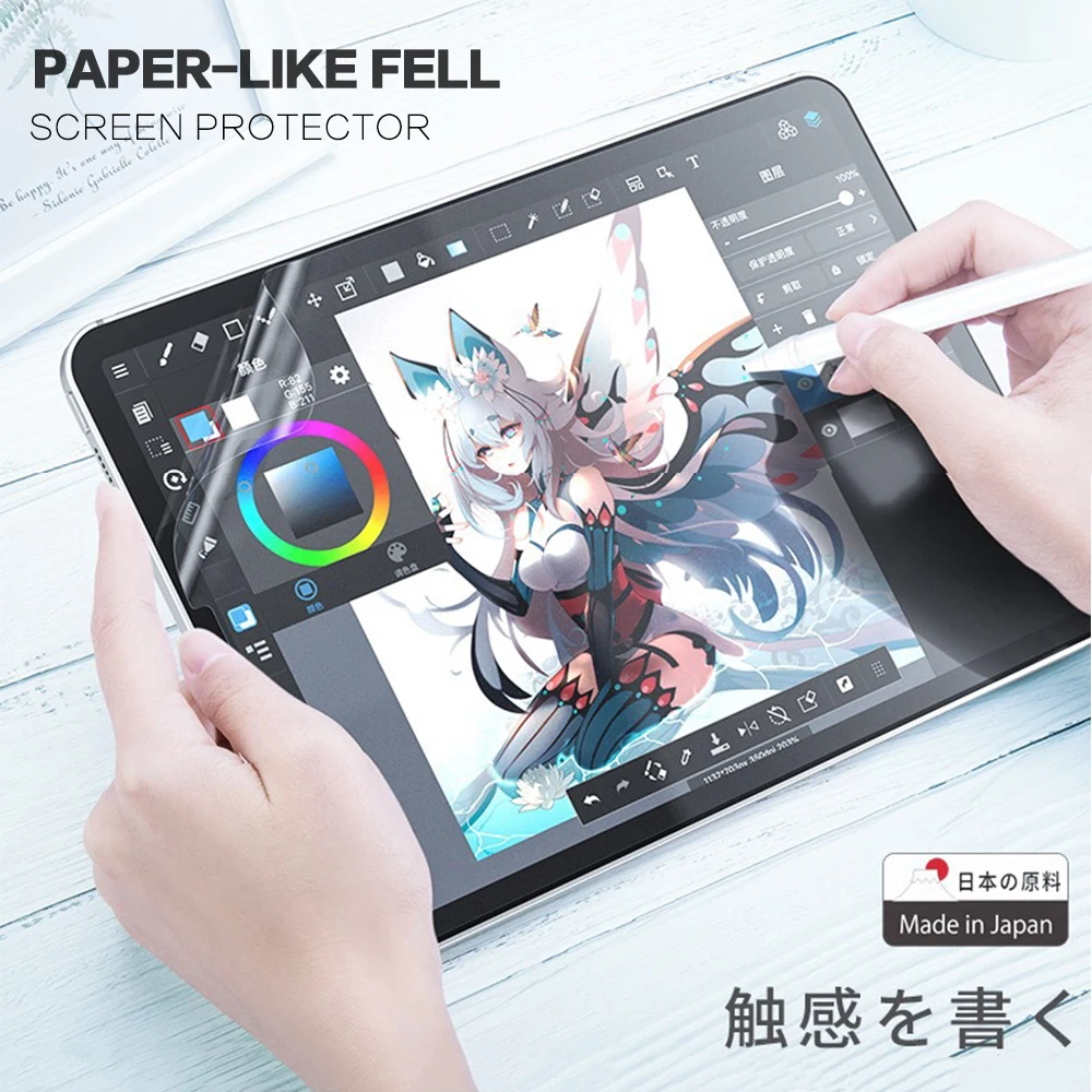 Kağıt Gibi Ekran Koruyucu Film İçin iPad 10.2 inç 2019 2020 Mat PET Boyama Yazma iPad 7th 8th 10.2 