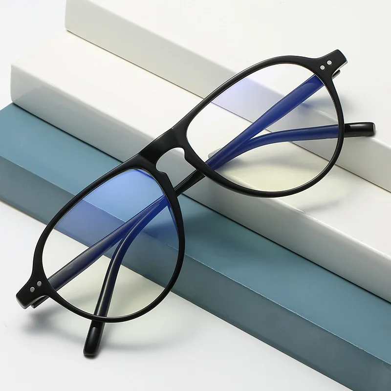 Kedi Gözü Anti-mavi ışık Plastik Titanyum gözlük çerçeveleri Kristal Ultralight Erkekler kadınlar optik Moda Bilgisayar Gözlükleri