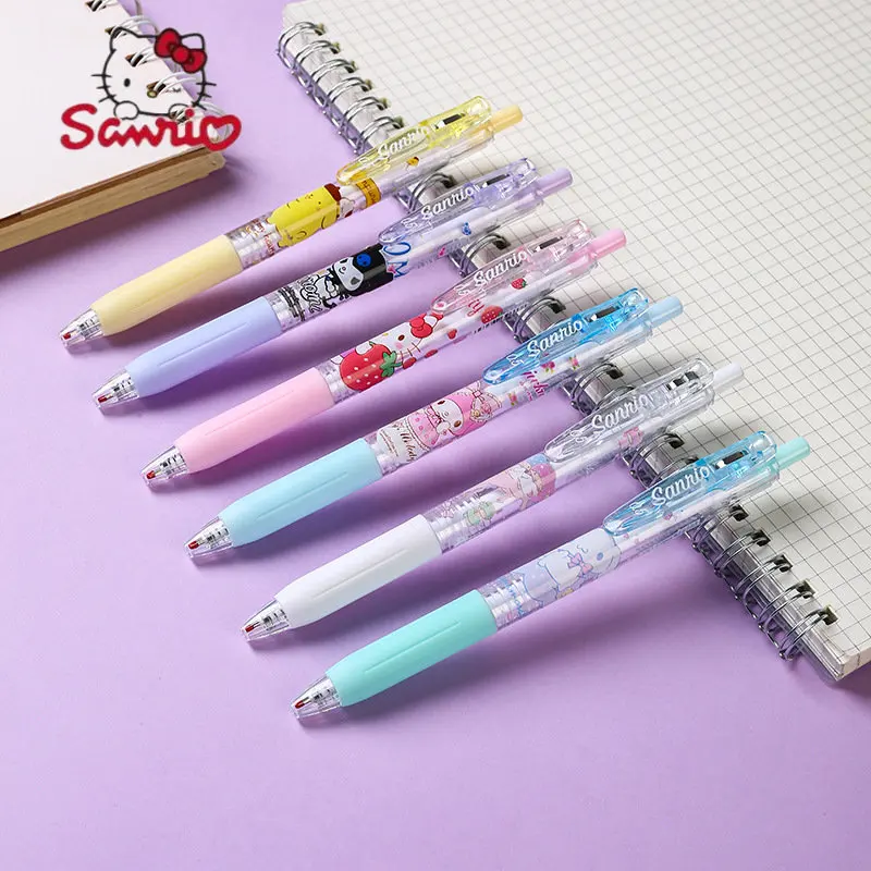 Ltd Baskı Sanrio Presleme Kalem Jel Kalem Karikatür Sevimli Tarzı St Kafa Karbon İmza Kalem kawaii okul kaynağı sanrio kırtasiye