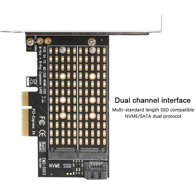 M. 2 NVME PCIE Adaptörü NGFF SSD PCI-E X4 Genişletme Kartı M2 katı hal diski