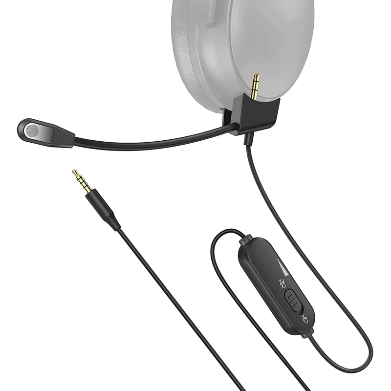 Mikrofon Kablosu BO SE QC45 Ses Kulaklık Kablosu Ses Kontrolü ve Sessiz Anahtarı PC PS4 PS5
