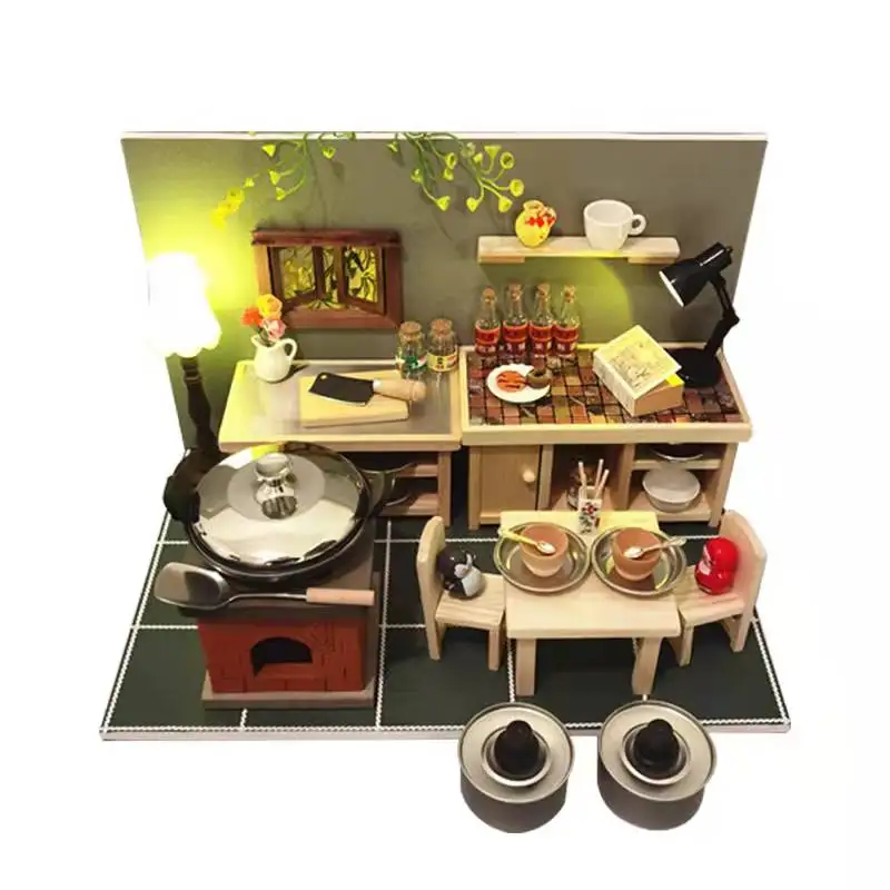 Minyatür Şeker Oyuncak Mini Küçük Mutfak Gerçekten Haşlanmış Tam Set Çocuk Yemek Pişirmek için Simülasyon Mutfak Soba Oyuncaklar