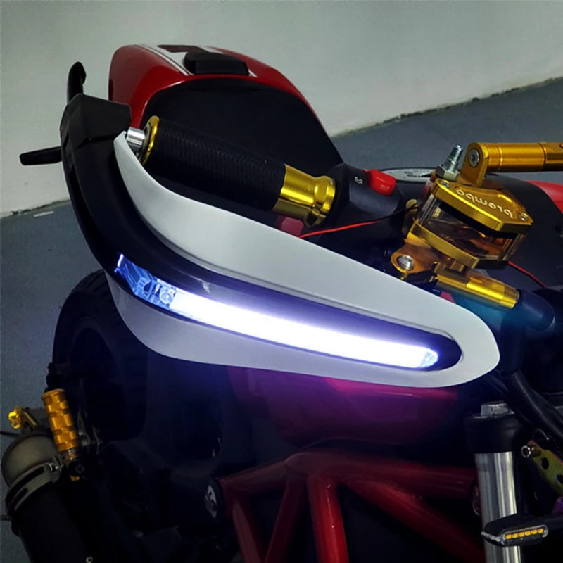 Motosiklet Handguards LED Dönüş Sinyalleri Yamaha fazer 250 mt 125 xvs 650 xj600 yzf r125 r1 2012 yz 125 ttr250 mt 15 yzf r125