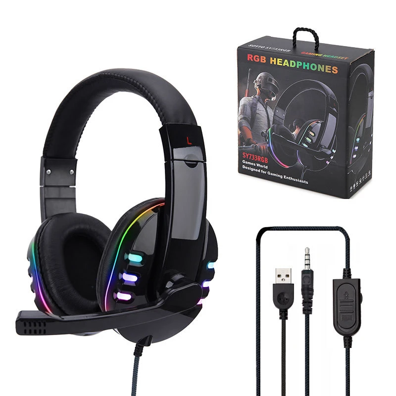 Oyun kulaklığı Xbox Kulaklık Stereo Surround Ses, PS4 Oyun mikrofonlu kulaklık kulaklıklar ile Uyumlu PS4 5, Xbox