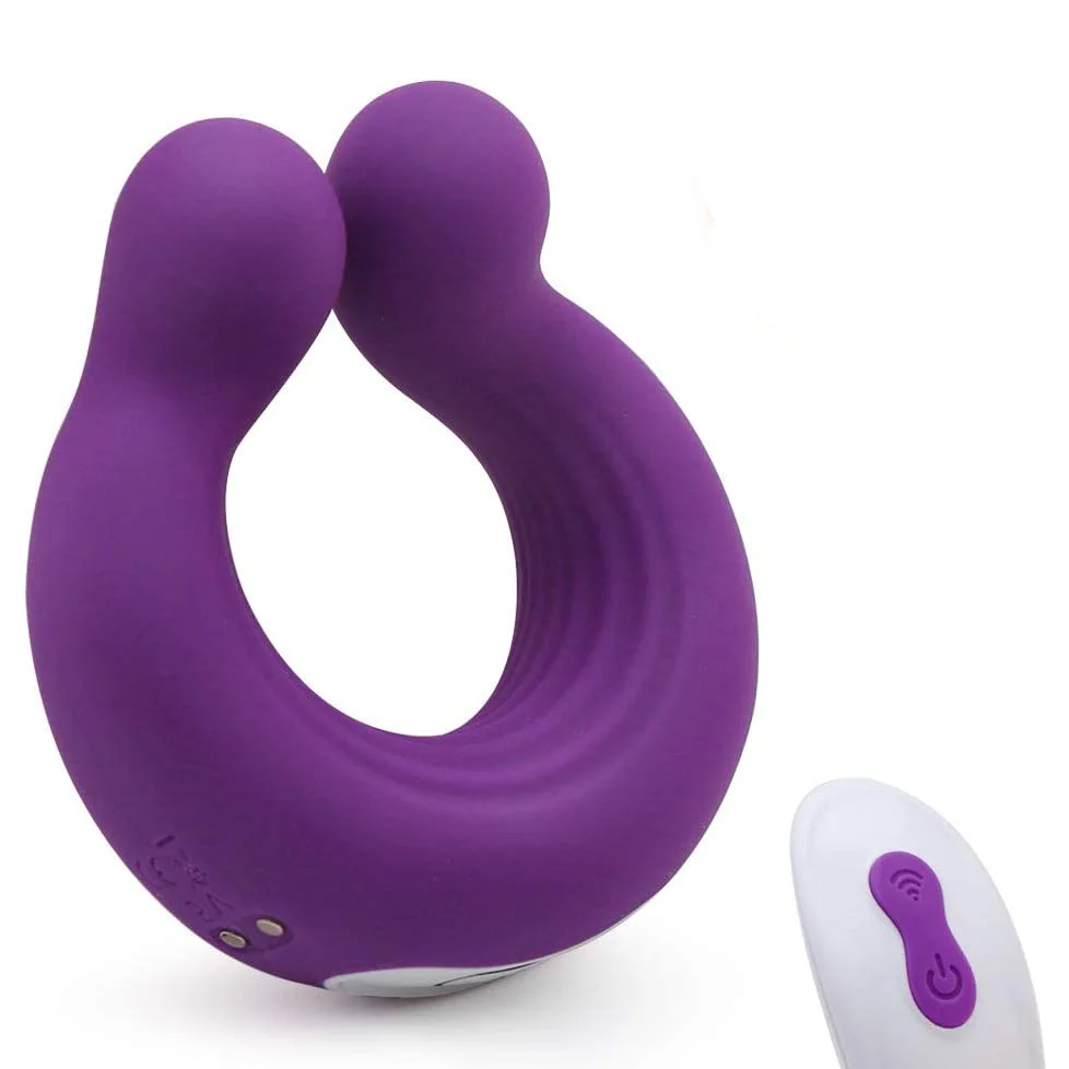 Vibratör Penis Halkası Erkekler Ve Kadınlar İçin Şarj Edilebilir Yetişkin Oyuncaklar Çift İçin titreşimli halka Gecikme Boşalma Klitoris Stimülasyonu