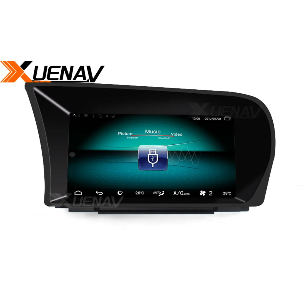 XUENAV Araba GPS NavigationTouch Ekran 4 + 64G Android Sistemi-Benz S W221 W216 CL 2005-2009 Carplay Multimedya Video Oynatıcı