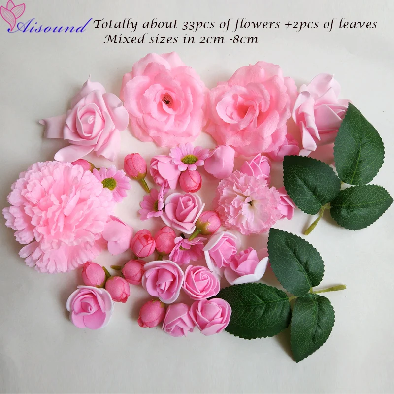 Yapay Köpük Gül Kafa Çok Boyutları çiçek başları Ev Düğün Parti Dekorasyon İçin Öpüşme Topu Malzemeleri DIY Çiçek El Sanatları