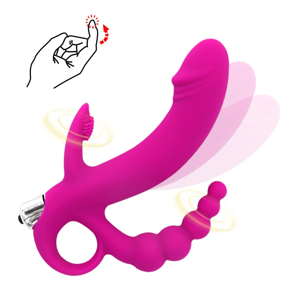 Yapay penis Vibratör Gerçekçi Penis Silikon Seks Oyuncakları Kadınlar İçin G Noktası Masaj AV Sopa Butt Plug Anal Boncuk Vibratör Erotik Sextoys