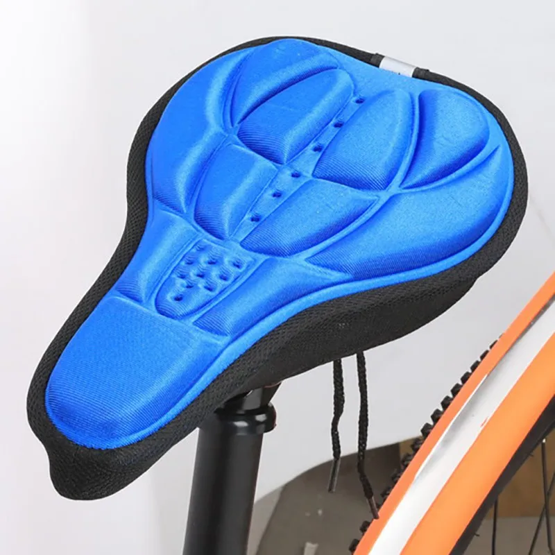 Yeni Dağ Bisikleti Eyer Yastık Kapak Yol Bisiklet Kalınlaşmış Yumuşak Bisiklet Koltuk Mat 3D Sünger Polimer Bisiklet Eyer