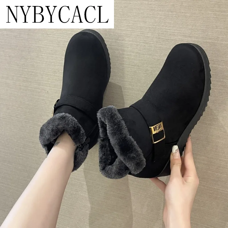 Yeni Eski Pekin Bez Ayakkabı kadın Artı Boyutu Sıcak Pamuk Çizmeler orta yaşlı Yaşlı Kar Botları Kadın anne ayakkabısı pamuklu ayakkabılar