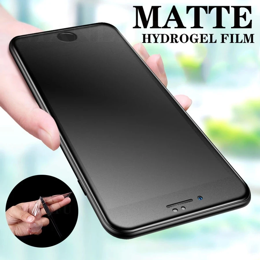 Yumuşak Mat Film iPhone 13 12 11 pro max 8 7 6 5 Artı Ekran Koruyucu iphone 13 12 11 mini X XR Xs Max SE 2020 Cam Değil