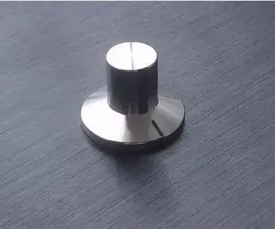 Çap 31.5 mm Yükseklik 23mm Paslanmaz Çelik Topuzlar / Ses düğmesi / Potansiyometre düğmesi
